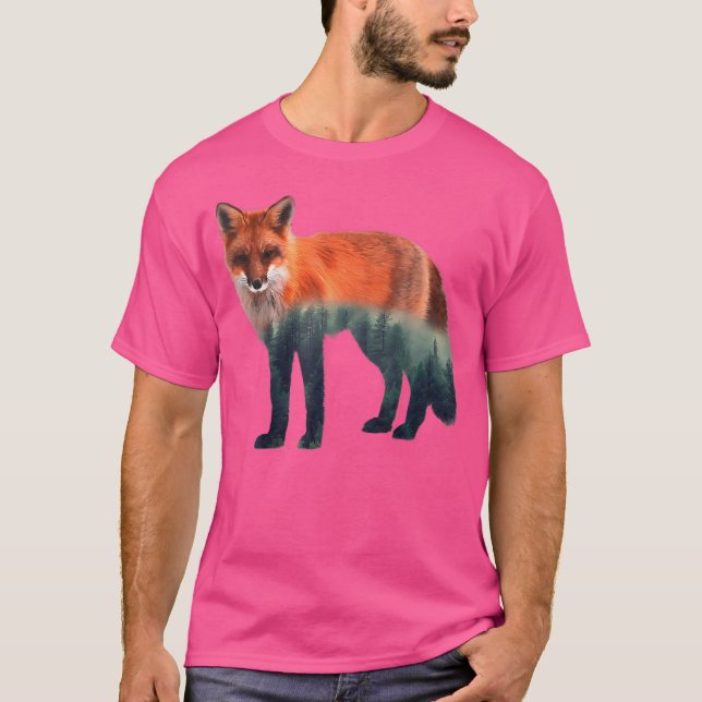 Great Art Wild Nature Fox T-Shirt (Front)