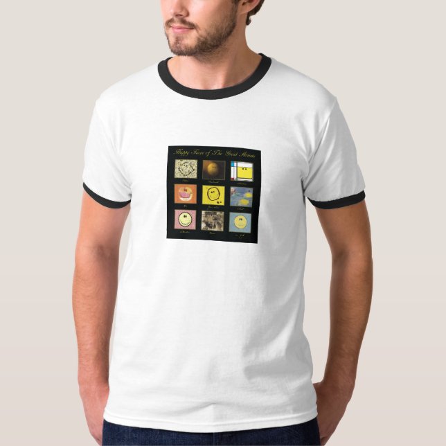 Great artists happy face shirt (Front)