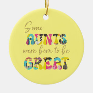 Great Aunt Ceramic Tree Decoration