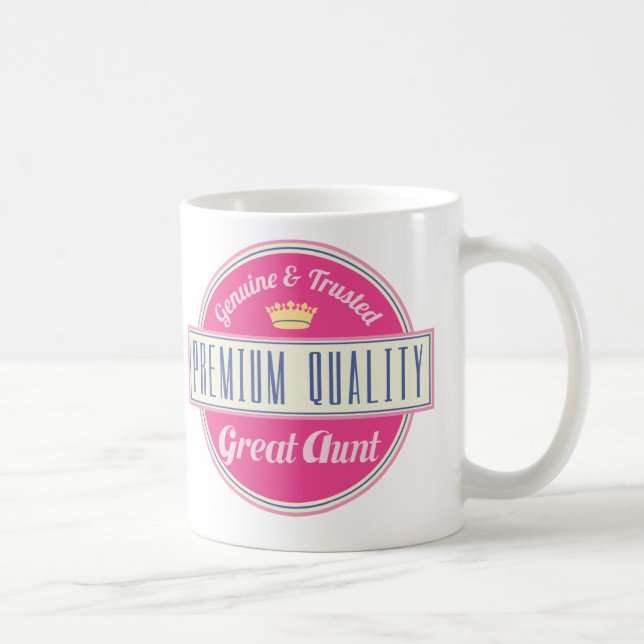 Great Aunt (Funny) Gift Coffee Mug (Right)