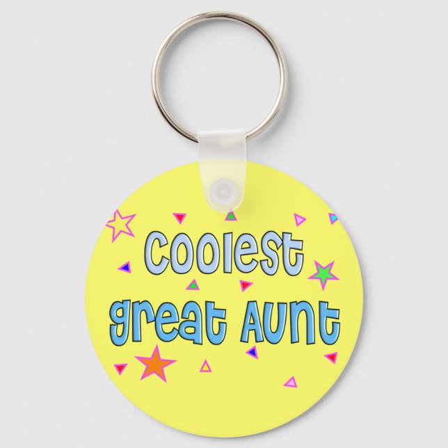 Great Aunt Gifts Key Ring (Front)