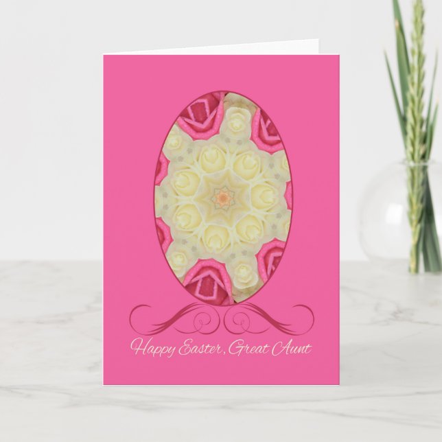 Great Aunt Happy Easter Holiday Card (Front)