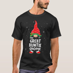 Great Auntie Gnome Matching Family Group Christmas T-Shirt