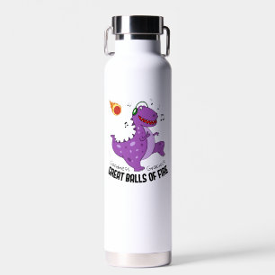 Great Balls Of Fire Dinosaur Meteor Water Bottle