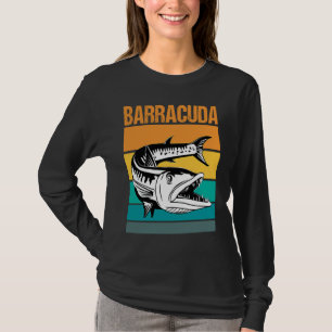 Great Barracuda Cuda Fishing Wildlife Saltwater Fi T-Shirt