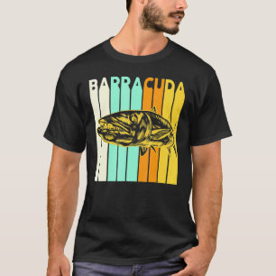 Great Barracuda Cuda Fishing Wildlife Saltwater Fi T-Shirt
