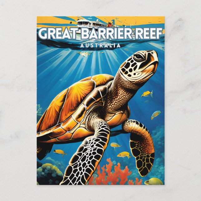 Great Barrier Reef Australia Postcard (Front)