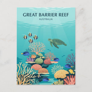 Great Barrier Reef Australia Postcard