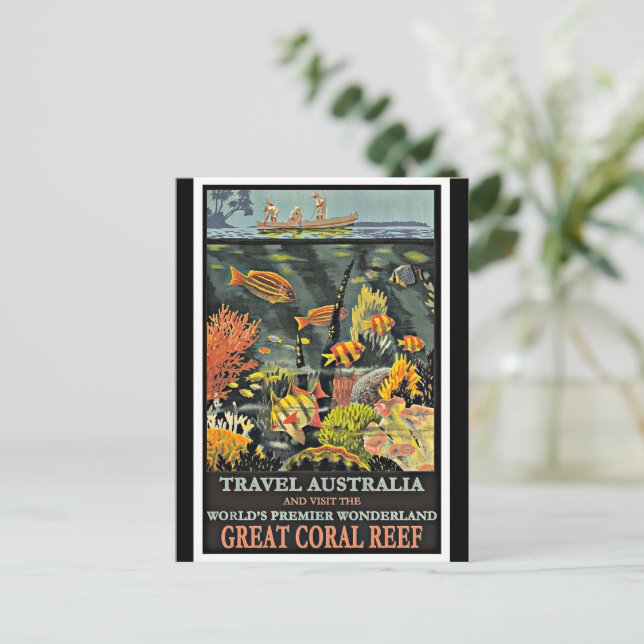 Great Barrier Reef, Australia, Postcard (Standing Front)