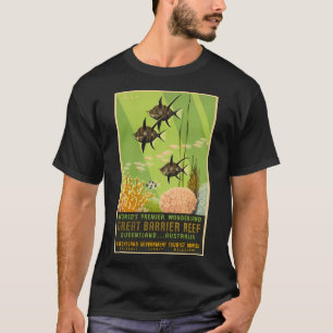 Great Barrier Reef Australia Poster T-Shirt