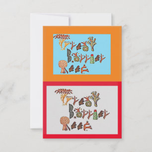 Great Barrier Reef in Coral, Thank You Card