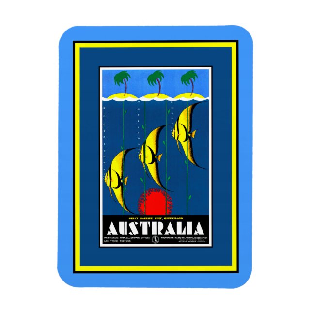 Great Barrier Reef Magnet (Vertical)