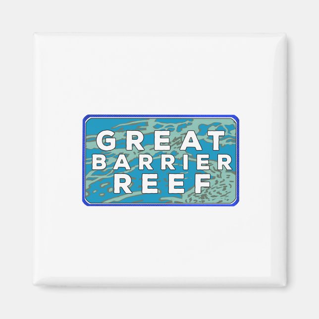 Great Barrier Reef Magnet (Front)