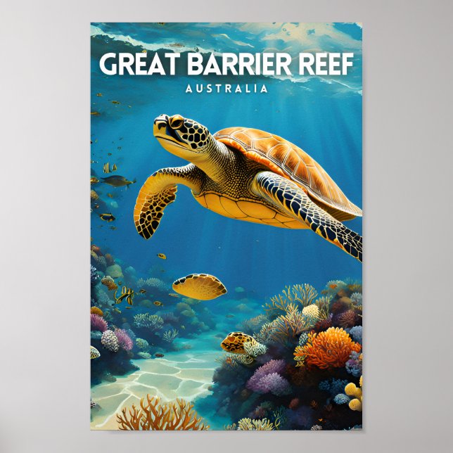 Great Barrier Reef Poster (Front)