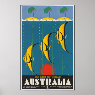 Great Barrier Reef, Queensland, Australia Poster