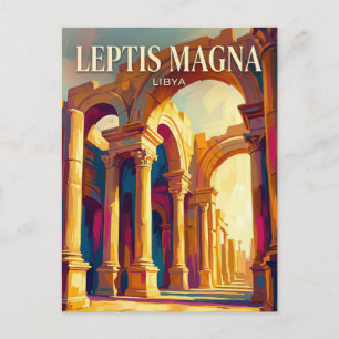 Great Basilica, Leptis Magna Libya Postcard