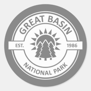 Great Basin National Park Classic Round Sticker