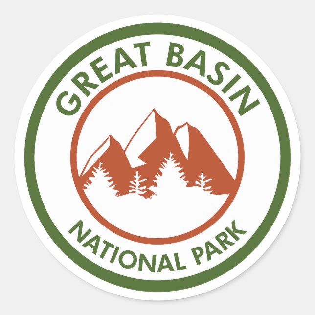 Great Basin National Park Classic Round Sticker (Front)