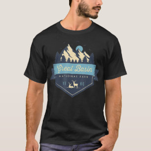 Great Basin National Park Cool Vintage Mountain  T-Shirt