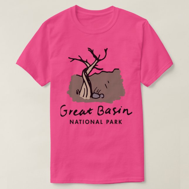 Great Basin National Park Handdrawn 3 T-Shirt (Design Front)