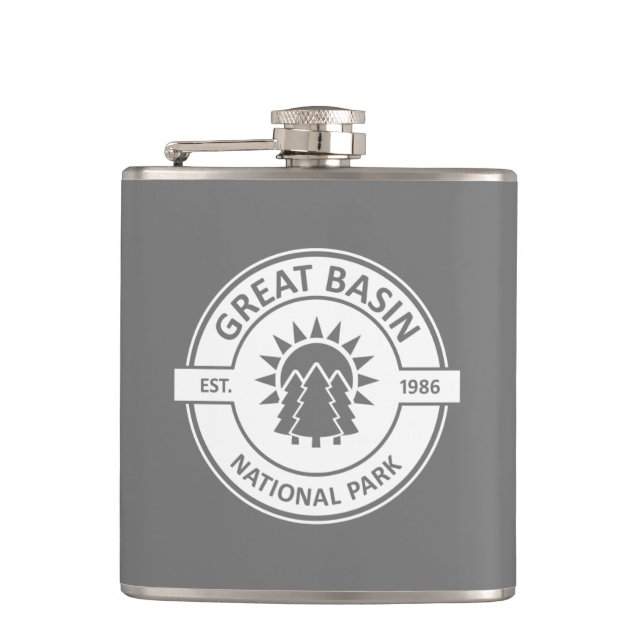 Great Basin National Park Hip Flask (Front)