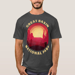 Great Basin National Park Illustration Vintage Sou T-Shirt
