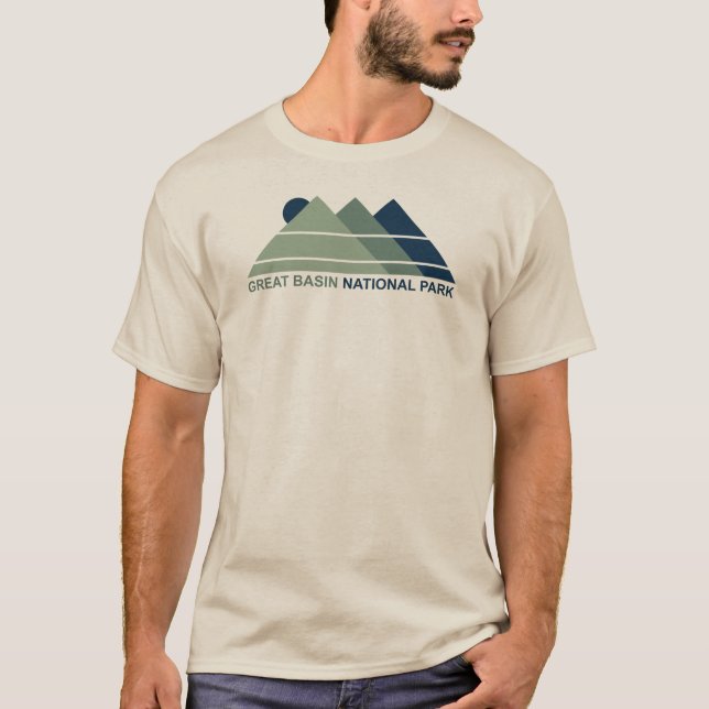 Great Basin National Park Mountain Sun T-Shirt (Front)
