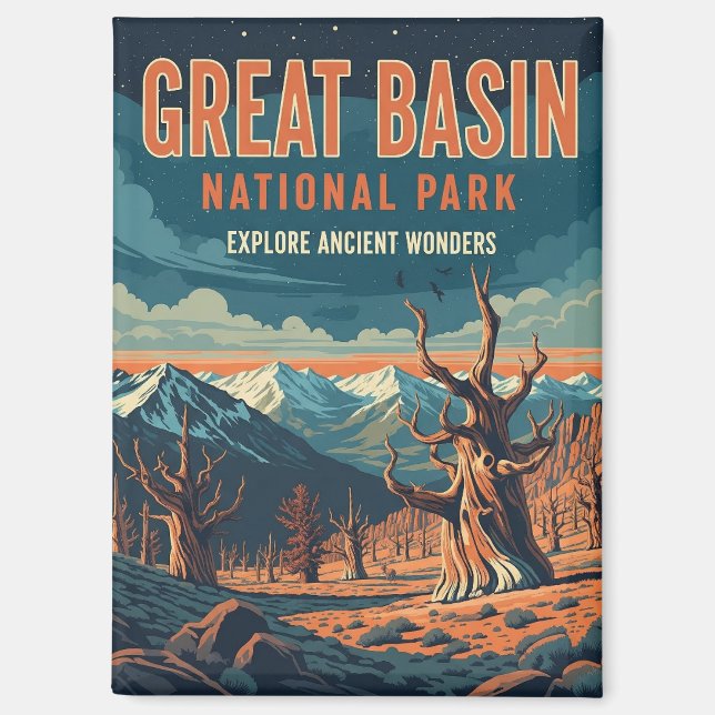 Great Basin National Park Nevada Magnet (Front)