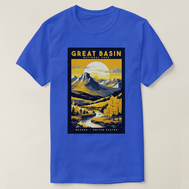 Great Basin National Park Nevada United States T-Shirt (Design Front)