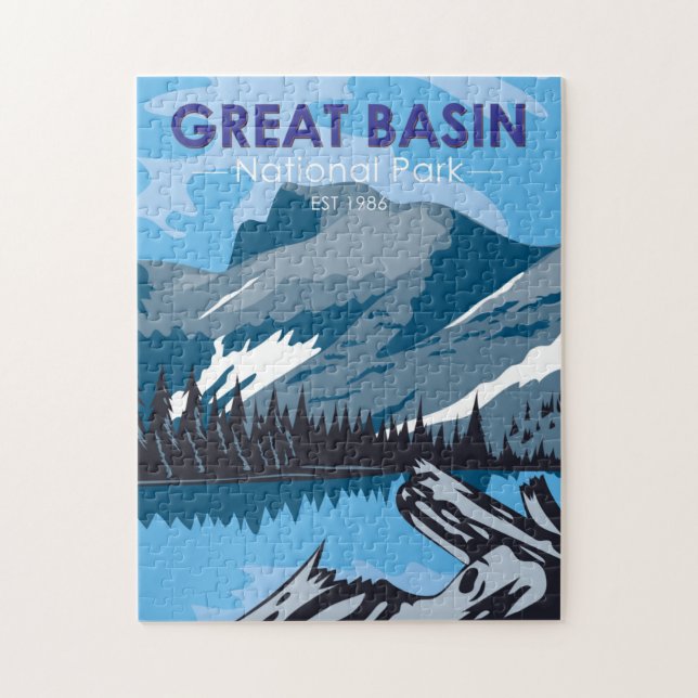  Great Basin National Park Nevada Vintage Jigsaw Puzzle (Vertical)