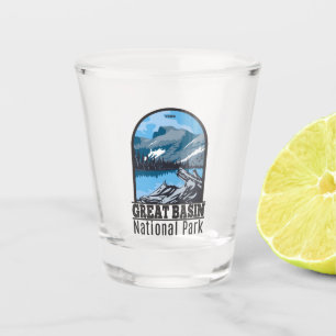 Great Basin National Park Nevada Vintage Shot Glass
