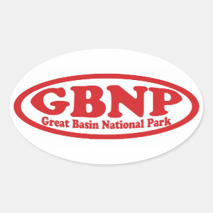 Great Basin National Park red oval sticker