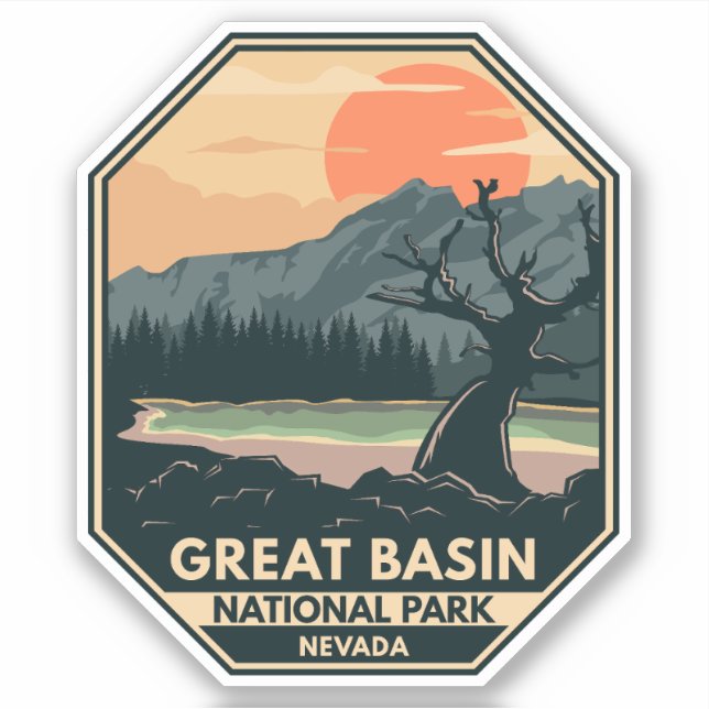 Great Basin National Park Retro Emblem (Front)