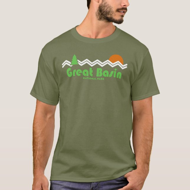 Great Basin National Park Retro T-Shirt (Front)