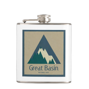 Great Basin National Park Rustic Hip Flask