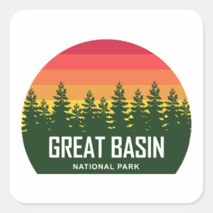 Great Basin National Park Square Sticker