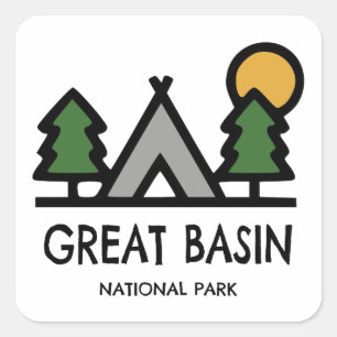 Great Basin National Park Square Sticker