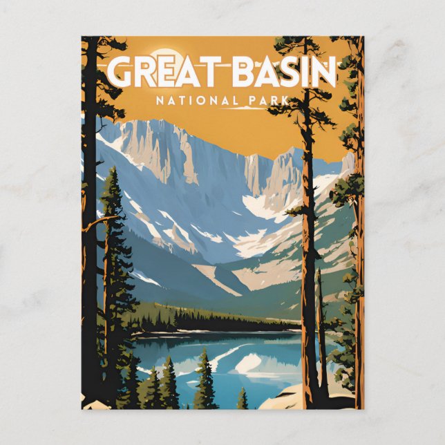 Great Basin National Park Traditional Travel Postcard (Front)