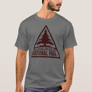 Great Basin National Park Tree Triangle Brown T-Shirt