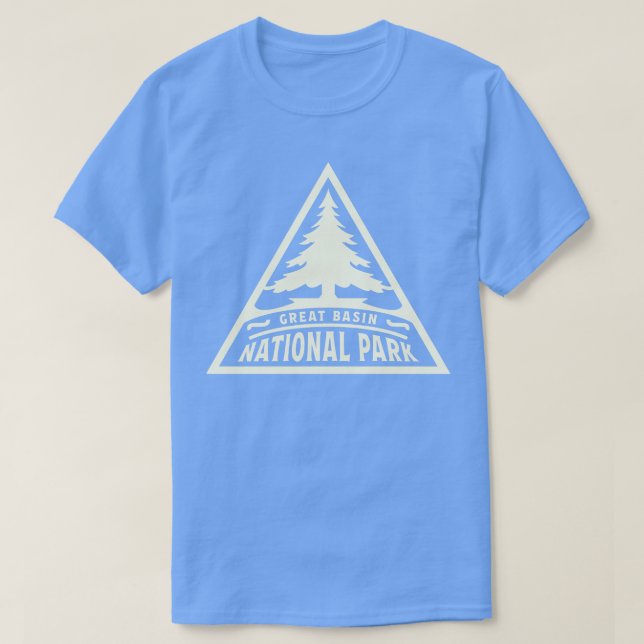 Great Basin National Park Tree Triangle Tan T-Shirt (Design Front)