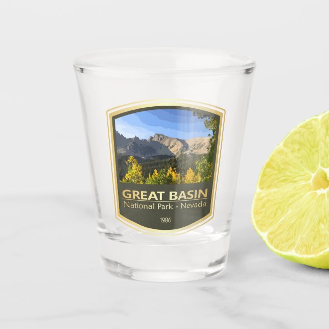 Great Basin NP (PF1) Shot Glass (Front)