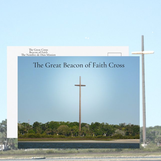Great Beacon of Faith Cross St Augustine Florida Postcard (Creator Uploaded)