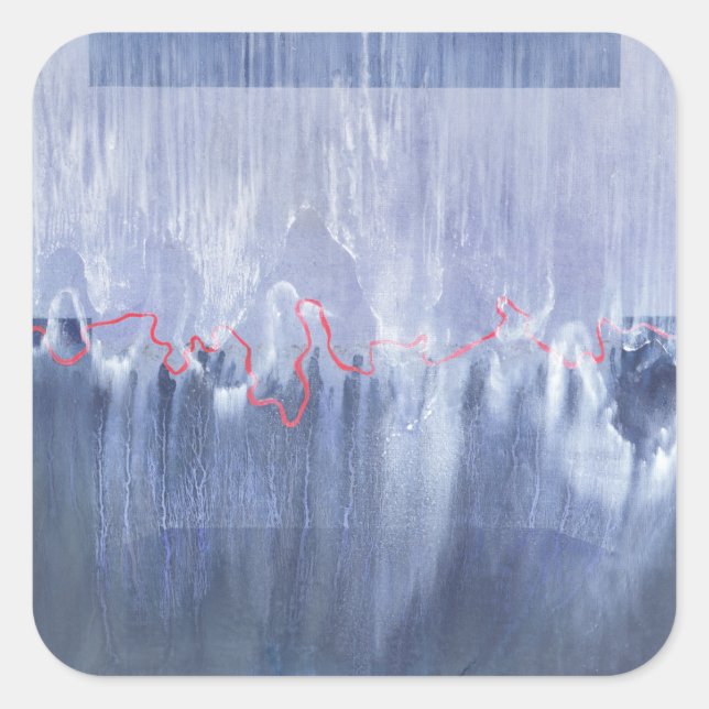 Great Bear and Pleaides Square Sticker (Front)