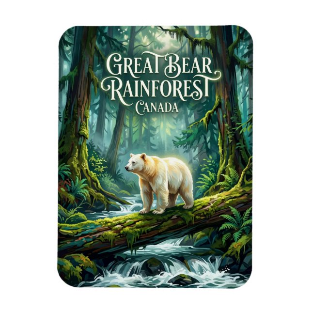 Great Bear Rainforest Canada Magnet (Vertical)