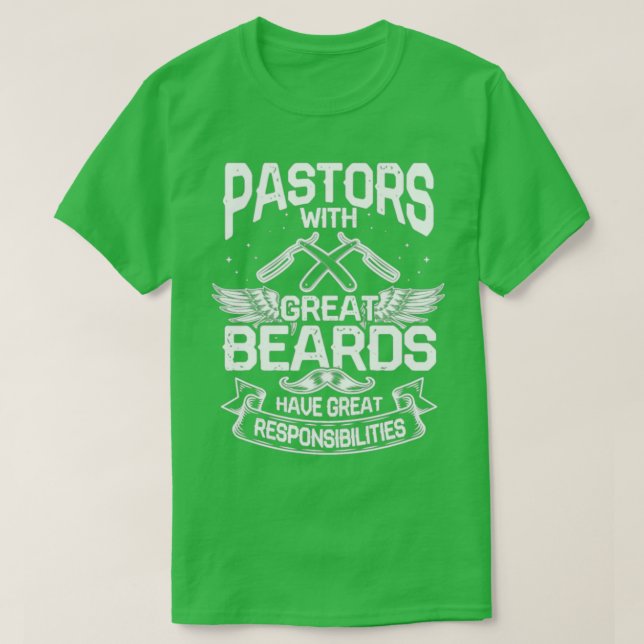 Great beards pastors responsibi Classic TShirt (Design Front)