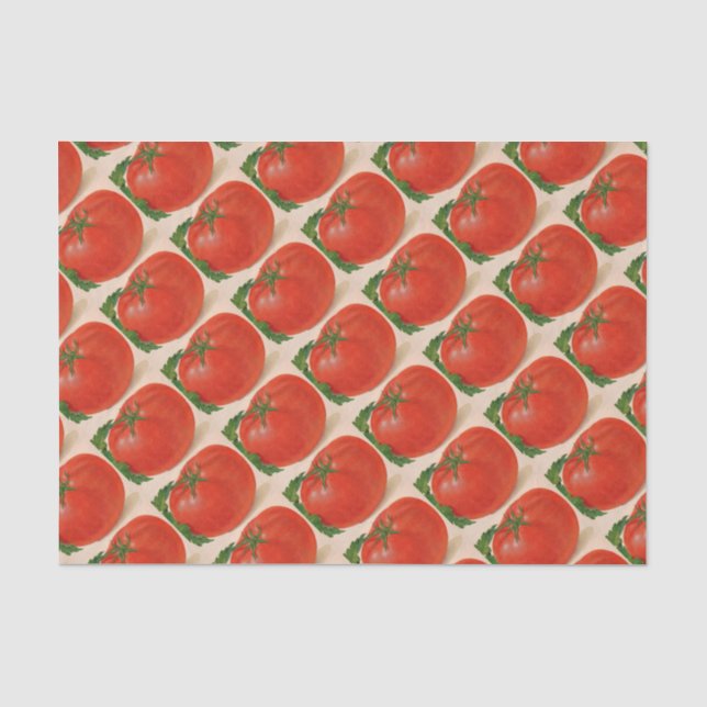 great BIG juicy tomato Tissue Paper (Front)