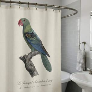Great-Billed Parrot, Tanygnathus Megalorynchos Shower Curtain
