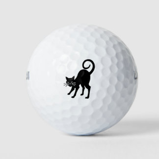 Great Black Cat Golf Ball Set