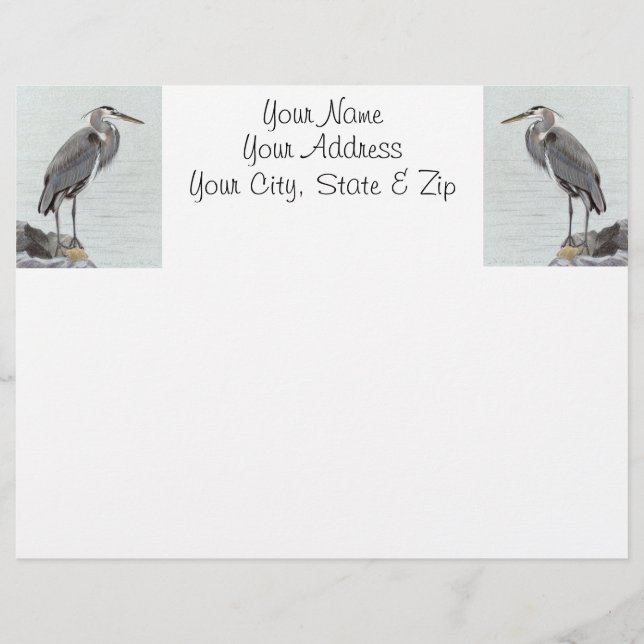 Great Blue Heron (Front)
