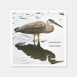 Great Blue Heron (Ardea herodias) Napkin